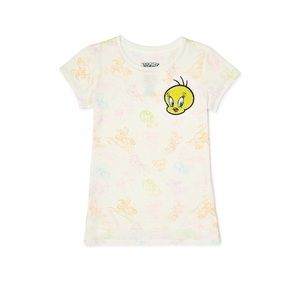 NWT Tweety Girls Short Sleeve Tee